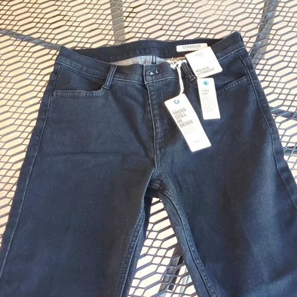 M&S Denim Mid Rise & Straight Sz. 28x28.5 Blue Jeans - Picture 1 of 14